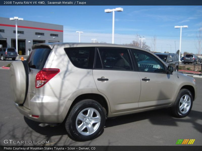 Savannah Metallic / Taupe 2008 Toyota RAV4 V6 4WD