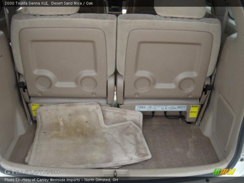 Desert Sand Mica / Oak 2000 Toyota Sienna XLE