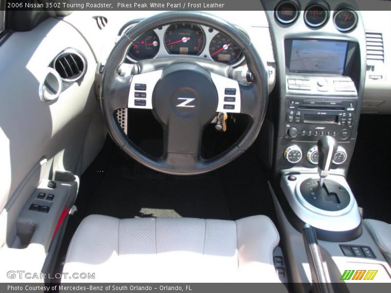 Pikes Peak White Pearl / Frost Leather 2006 Nissan 350Z Touring Roadster