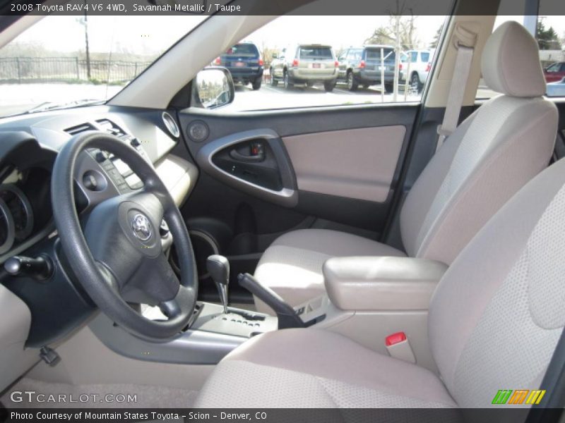 Savannah Metallic / Taupe 2008 Toyota RAV4 V6 4WD