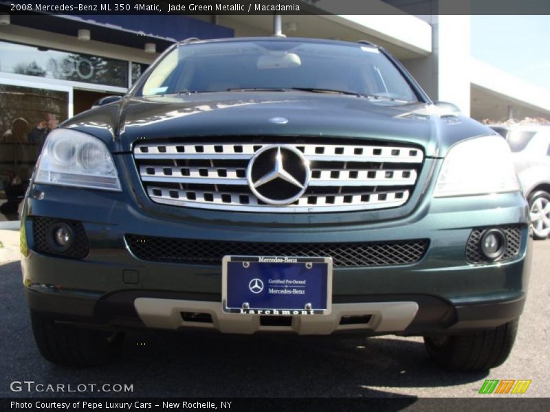 Jade Green Metallic / Macadamia 2008 Mercedes-Benz ML 350 4Matic