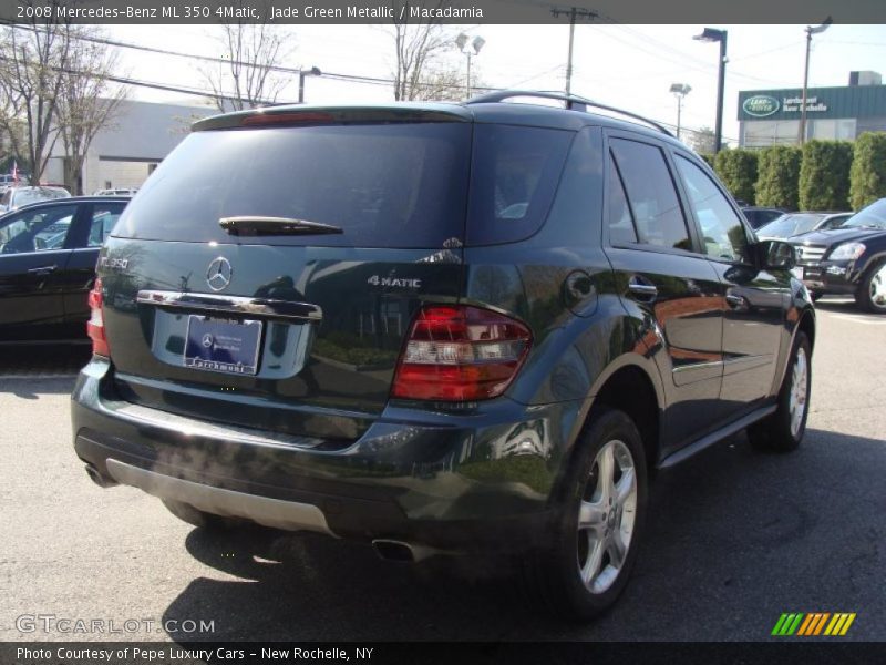 Jade Green Metallic / Macadamia 2008 Mercedes-Benz ML 350 4Matic