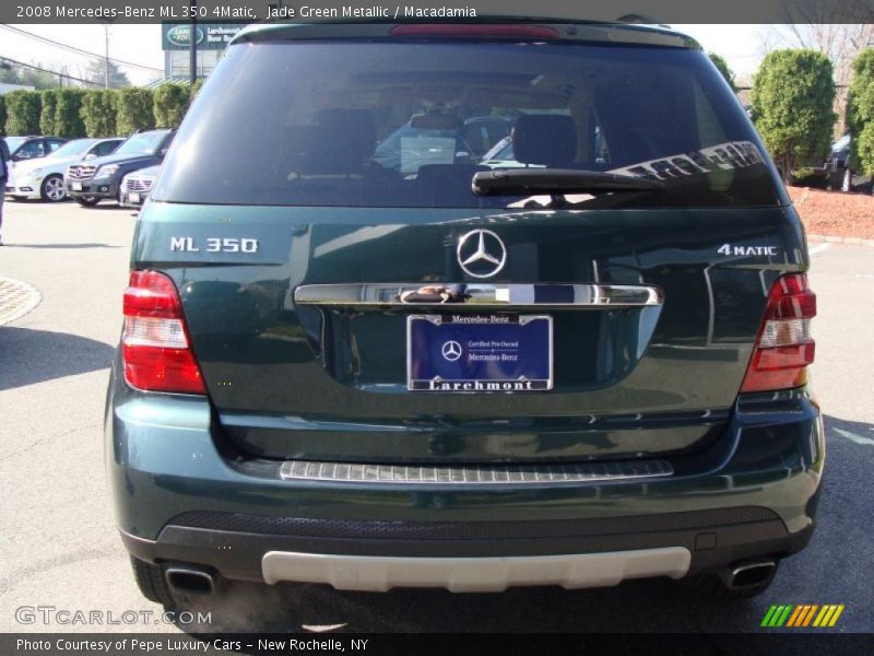 Jade Green Metallic / Macadamia 2008 Mercedes-Benz ML 350 4Matic