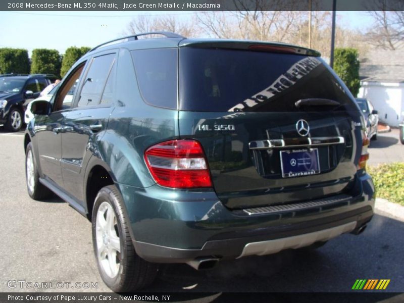 Jade Green Metallic / Macadamia 2008 Mercedes-Benz ML 350 4Matic