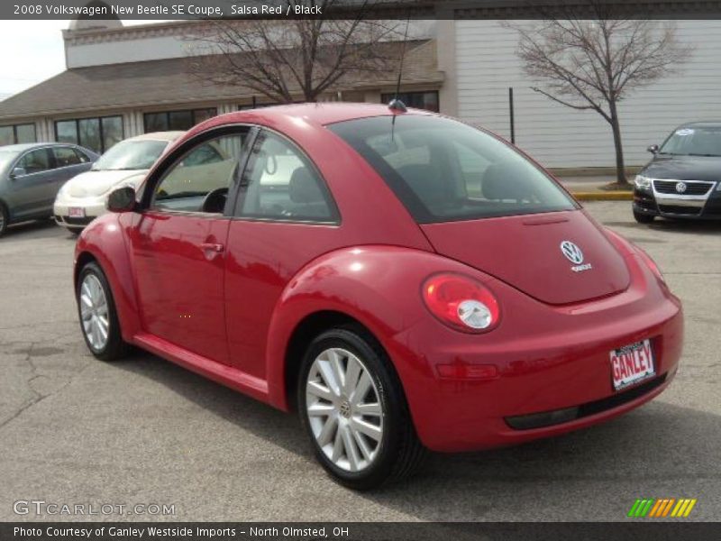 Salsa Red / Black 2008 Volkswagen New Beetle SE Coupe
