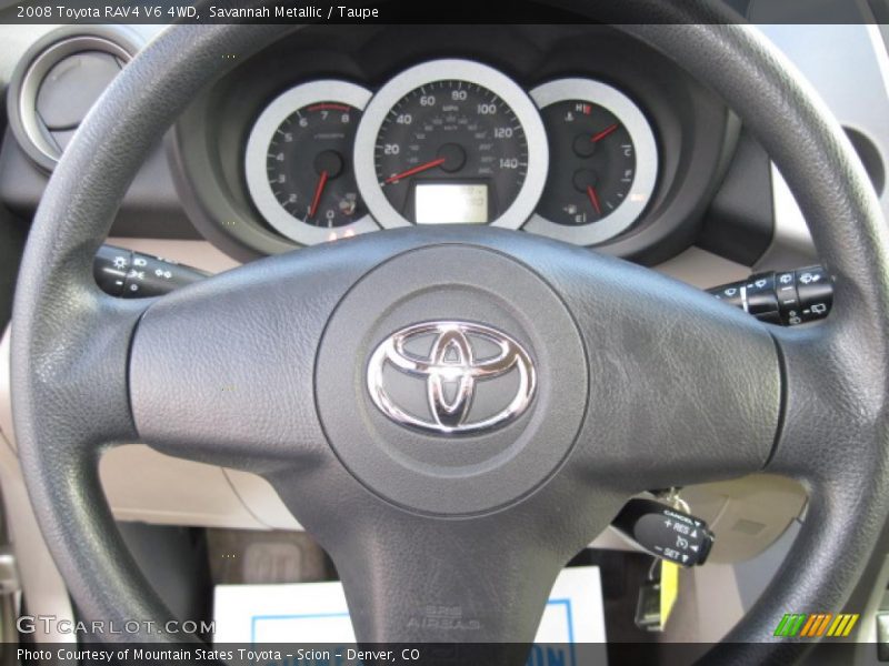 Savannah Metallic / Taupe 2008 Toyota RAV4 V6 4WD