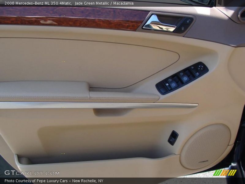 Jade Green Metallic / Macadamia 2008 Mercedes-Benz ML 350 4Matic