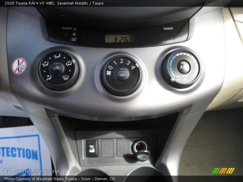 Savannah Metallic / Taupe 2008 Toyota RAV4 V6 4WD