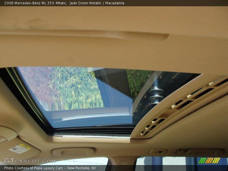Jade Green Metallic / Macadamia 2008 Mercedes-Benz ML 350 4Matic