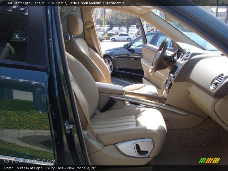 Jade Green Metallic / Macadamia 2008 Mercedes-Benz ML 350 4Matic