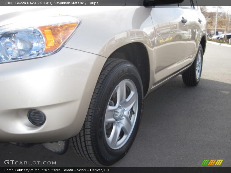 Savannah Metallic / Taupe 2008 Toyota RAV4 V6 4WD