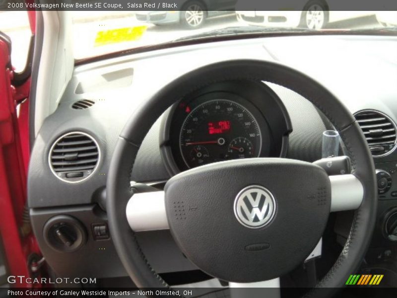 Salsa Red / Black 2008 Volkswagen New Beetle SE Coupe