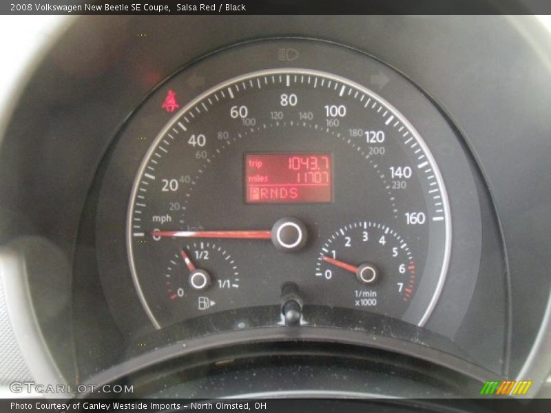 Salsa Red / Black 2008 Volkswagen New Beetle SE Coupe