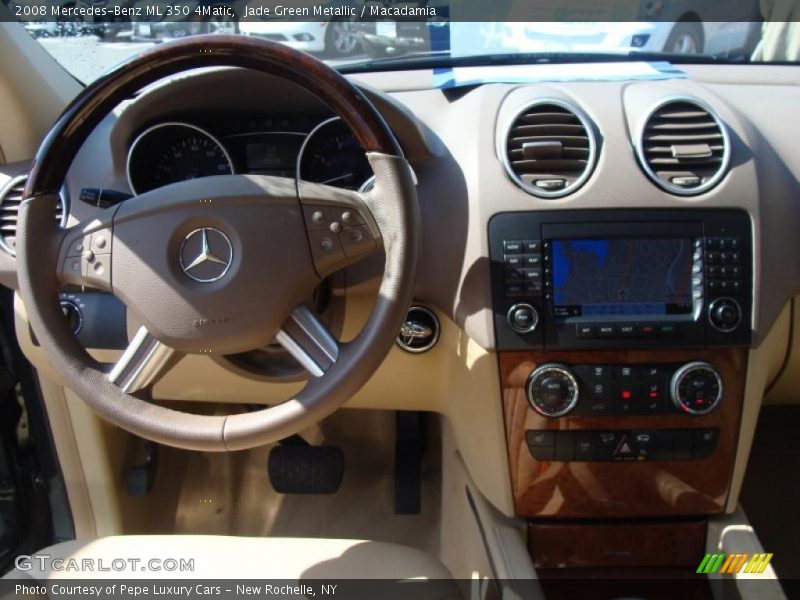 Jade Green Metallic / Macadamia 2008 Mercedes-Benz ML 350 4Matic