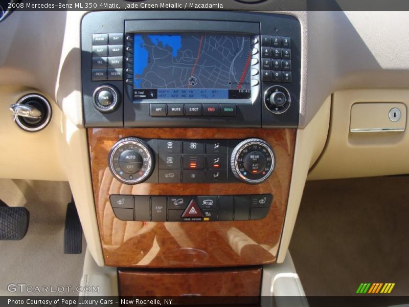 Jade Green Metallic / Macadamia 2008 Mercedes-Benz ML 350 4Matic
