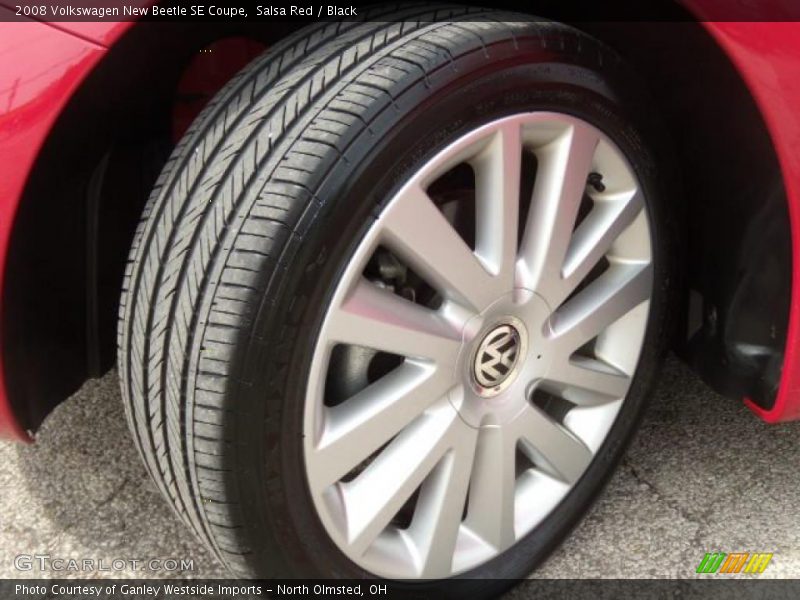 Salsa Red / Black 2008 Volkswagen New Beetle SE Coupe