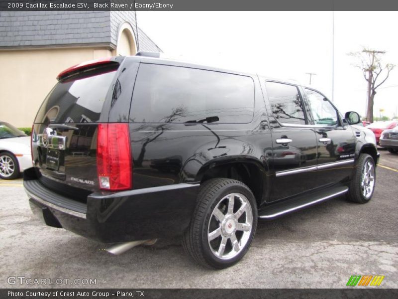 Black Raven / Ebony/Ebony 2009 Cadillac Escalade ESV