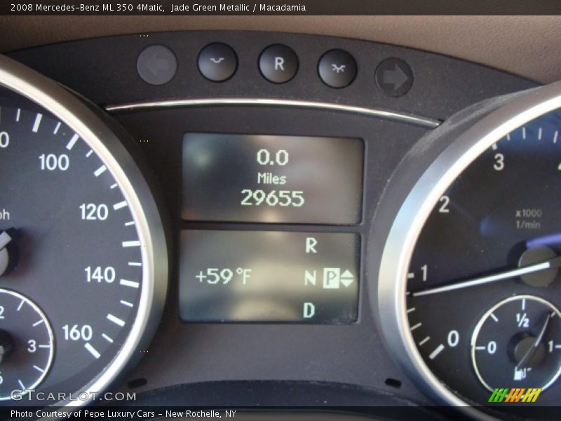 Jade Green Metallic / Macadamia 2008 Mercedes-Benz ML 350 4Matic