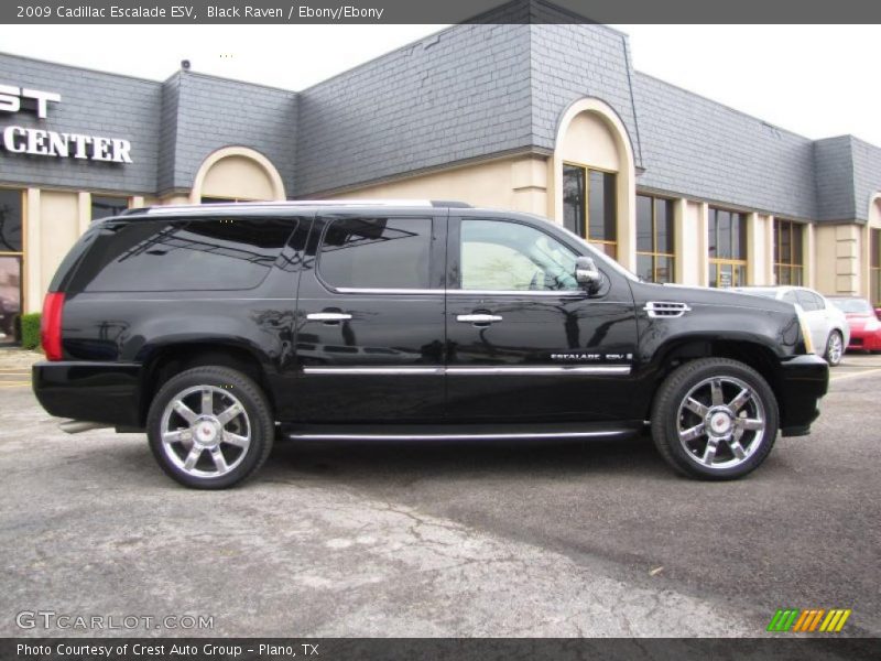 Black Raven / Ebony/Ebony 2009 Cadillac Escalade ESV