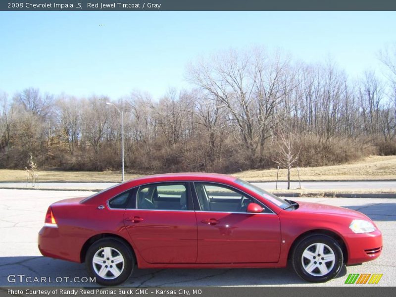 Red Jewel Tintcoat / Gray 2008 Chevrolet Impala LS