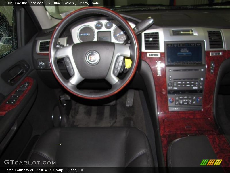 Black Raven / Ebony/Ebony 2009 Cadillac Escalade ESV