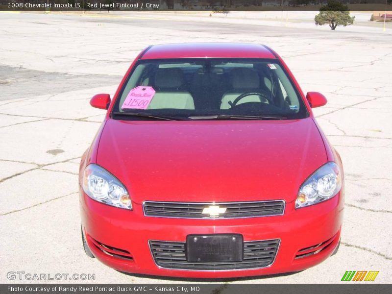 Red Jewel Tintcoat / Gray 2008 Chevrolet Impala LS