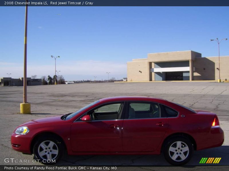 Red Jewel Tintcoat / Gray 2008 Chevrolet Impala LS