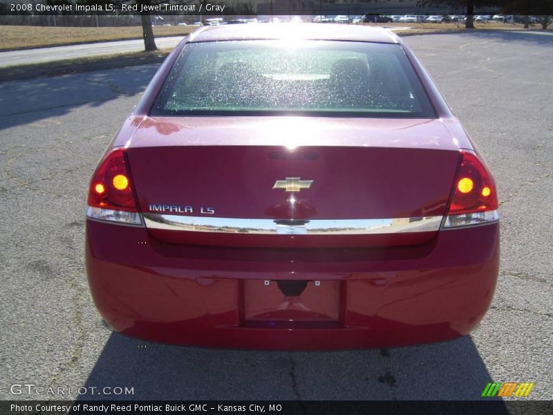 Red Jewel Tintcoat / Gray 2008 Chevrolet Impala LS
