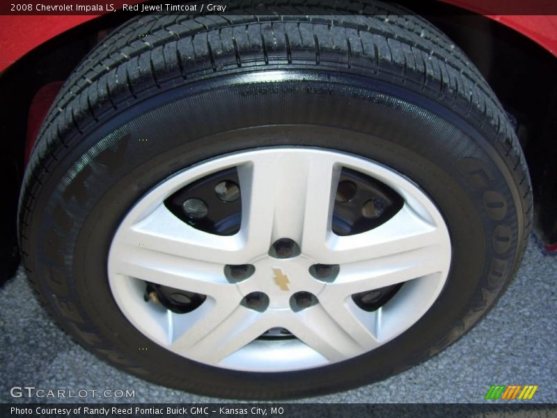 Red Jewel Tintcoat / Gray 2008 Chevrolet Impala LS