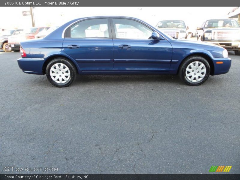 Imperial Blue / Gray 2005 Kia Optima LX