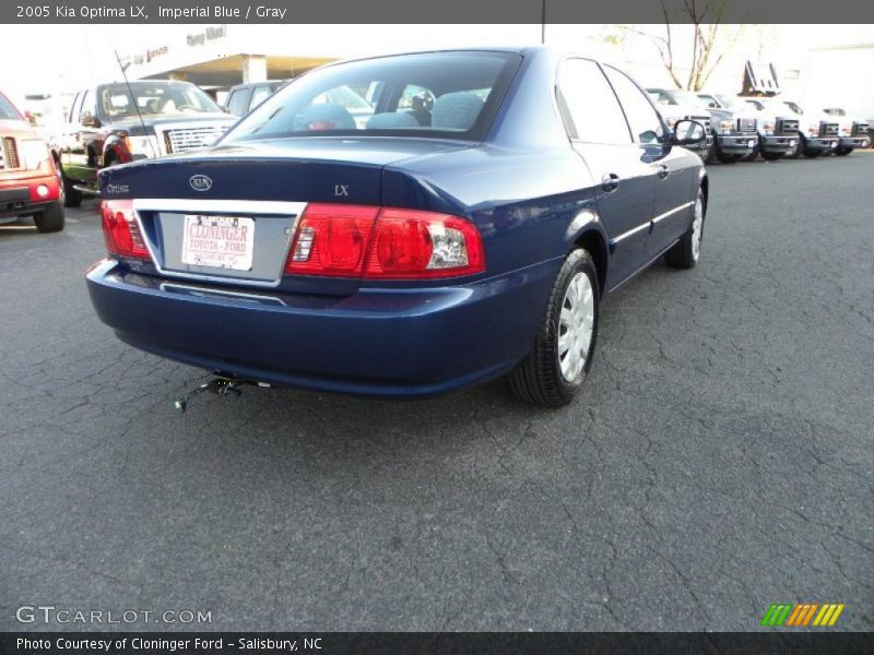 Imperial Blue / Gray 2005 Kia Optima LX