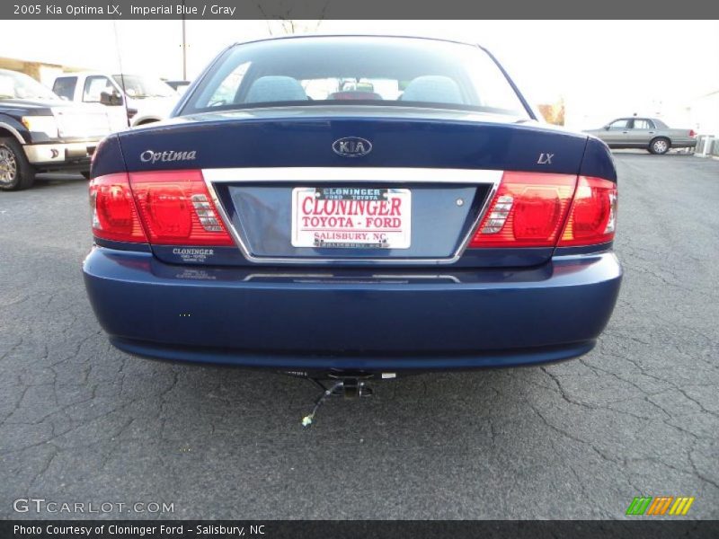 Imperial Blue / Gray 2005 Kia Optima LX