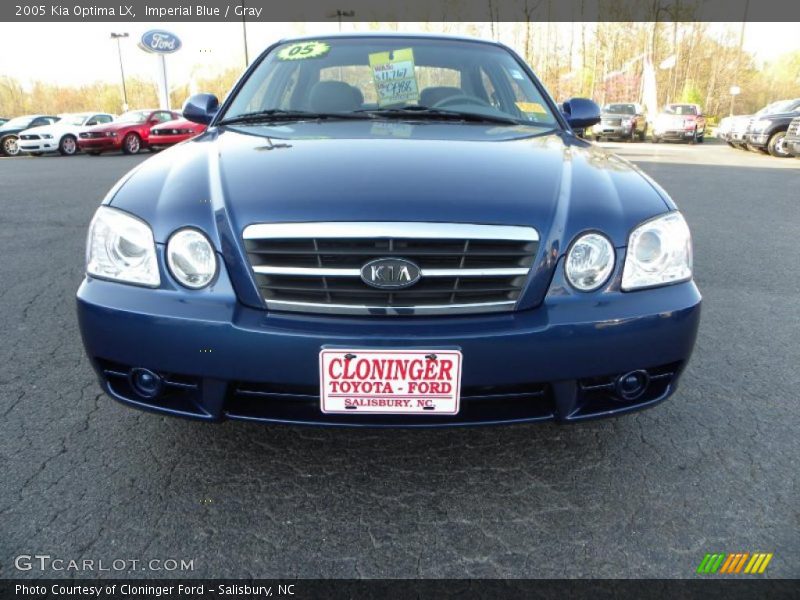 Imperial Blue / Gray 2005 Kia Optima LX