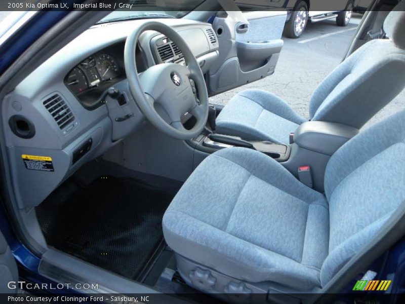 Imperial Blue / Gray 2005 Kia Optima LX
