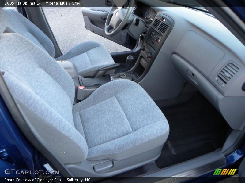 Imperial Blue / Gray 2005 Kia Optima LX