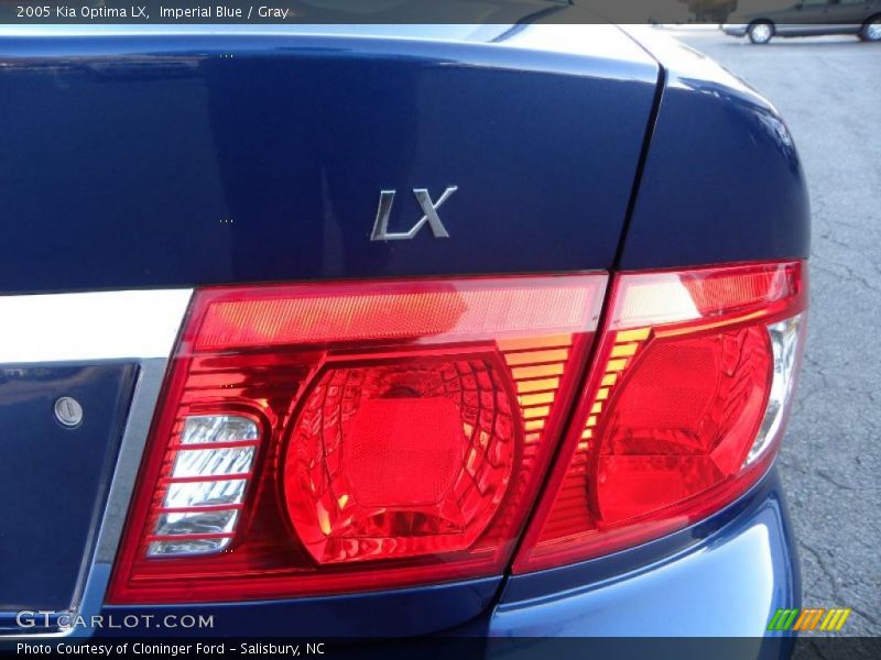 Imperial Blue / Gray 2005 Kia Optima LX