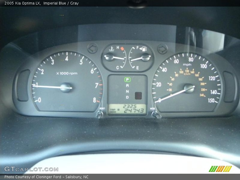 Imperial Blue / Gray 2005 Kia Optima LX