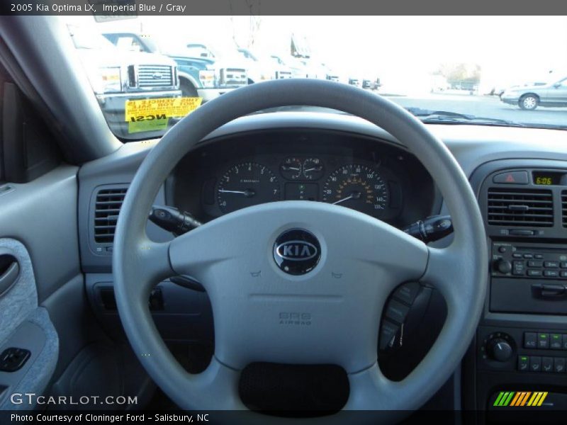 Imperial Blue / Gray 2005 Kia Optima LX