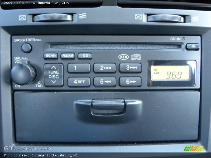 Imperial Blue / Gray 2005 Kia Optima LX