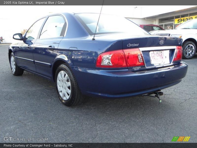 Imperial Blue / Gray 2005 Kia Optima LX