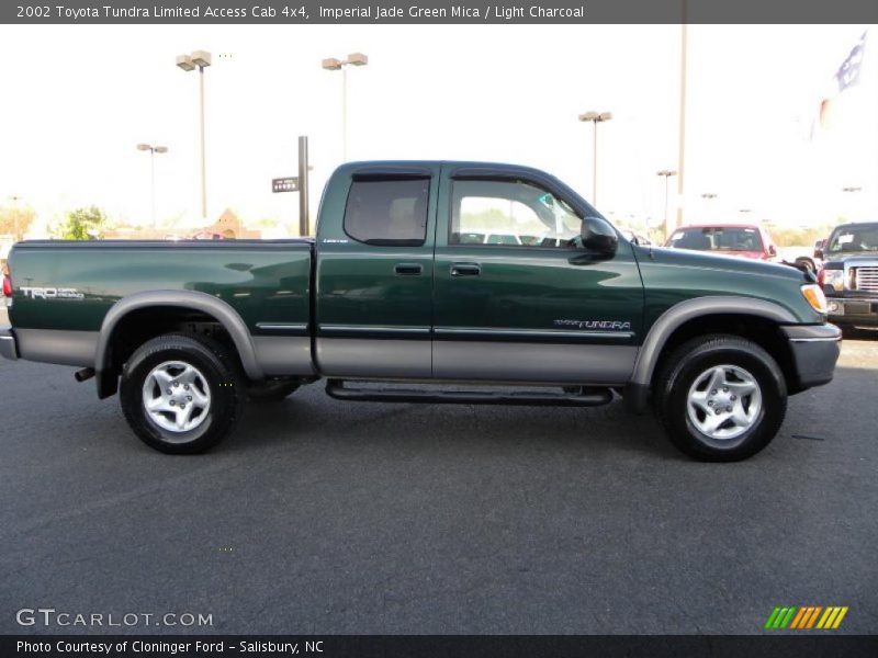 Imperial Jade Green Mica / Light Charcoal 2002 Toyota Tundra Limited Access Cab 4x4