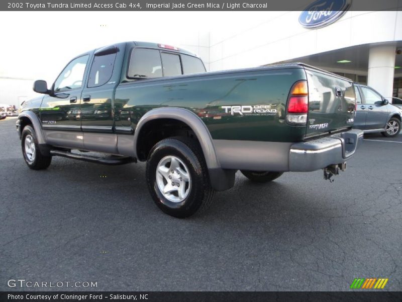 Imperial Jade Green Mica / Light Charcoal 2002 Toyota Tundra Limited Access Cab 4x4