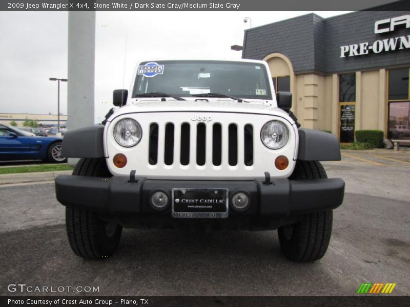 Stone White / Dark Slate Gray/Medium Slate Gray 2009 Jeep Wrangler X 4x4