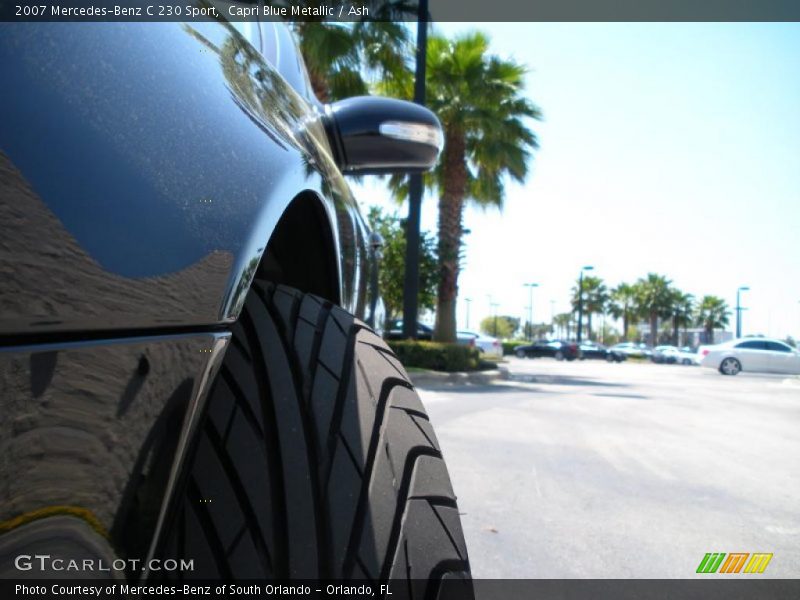 Capri Blue Metallic / Ash 2007 Mercedes-Benz C 230 Sport