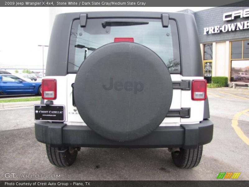 Stone White / Dark Slate Gray/Medium Slate Gray 2009 Jeep Wrangler X 4x4