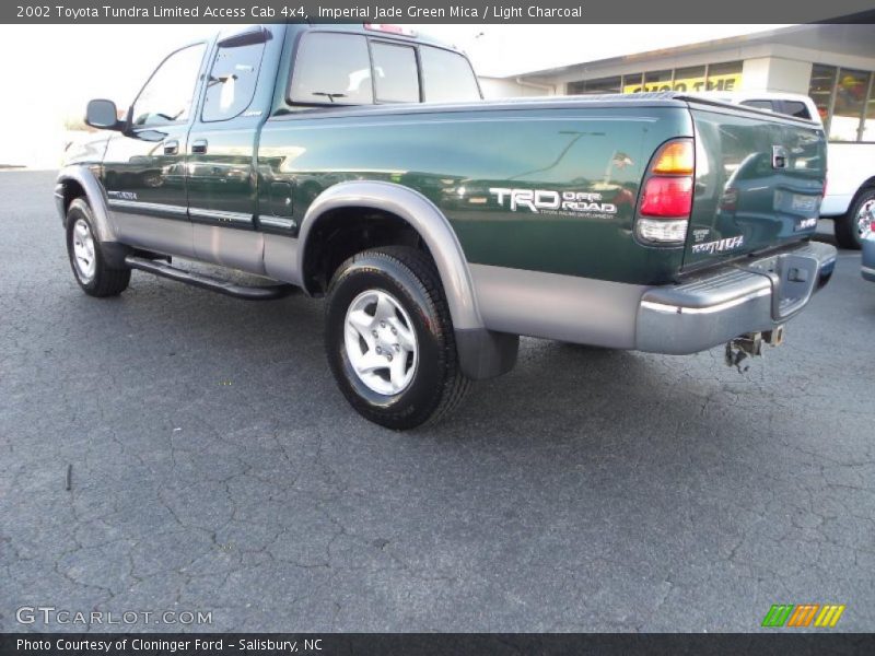 Imperial Jade Green Mica / Light Charcoal 2002 Toyota Tundra Limited Access Cab 4x4