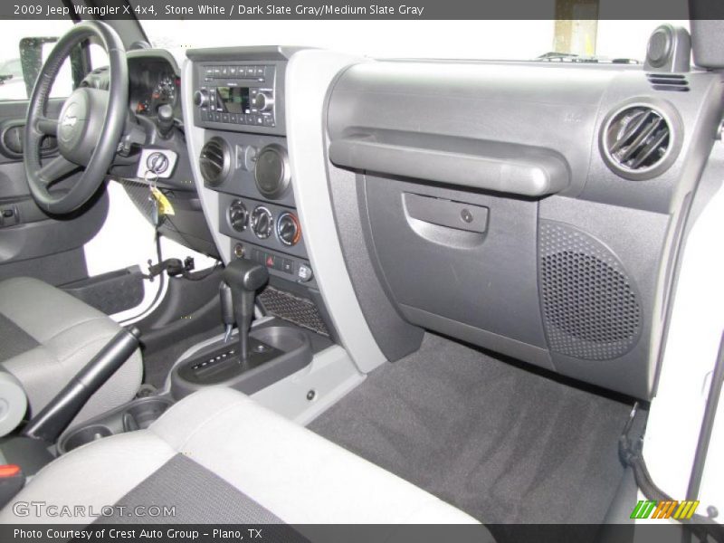 Stone White / Dark Slate Gray/Medium Slate Gray 2009 Jeep Wrangler X 4x4