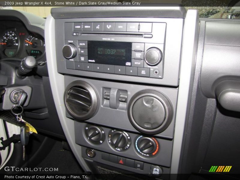 Stone White / Dark Slate Gray/Medium Slate Gray 2009 Jeep Wrangler X 4x4
