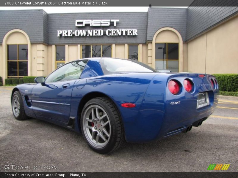 Electron Blue Metallic / Black 2003 Chevrolet Corvette Z06
