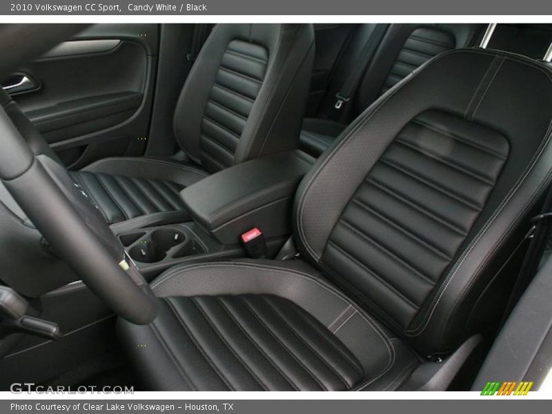 Candy White / Black 2010 Volkswagen CC Sport
